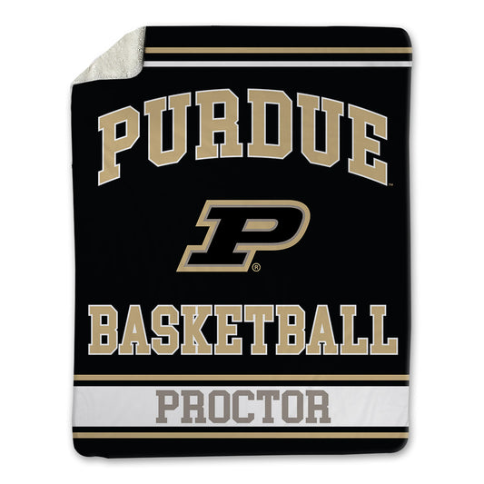 Purdue - NCAA Women's Basketball : Aysia Proctor - Blanket-0
