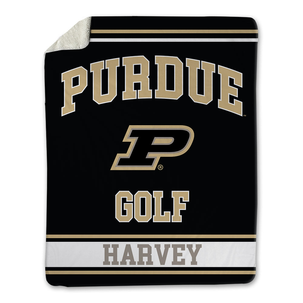 Purdue - NCAA Men's Golf : Will Harvey - Blanket-0