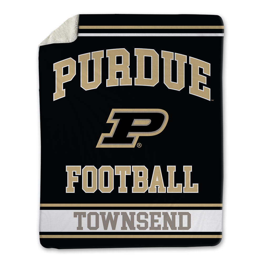 Purdue - NCAA Football : Xavier Townsend - Blanket-0