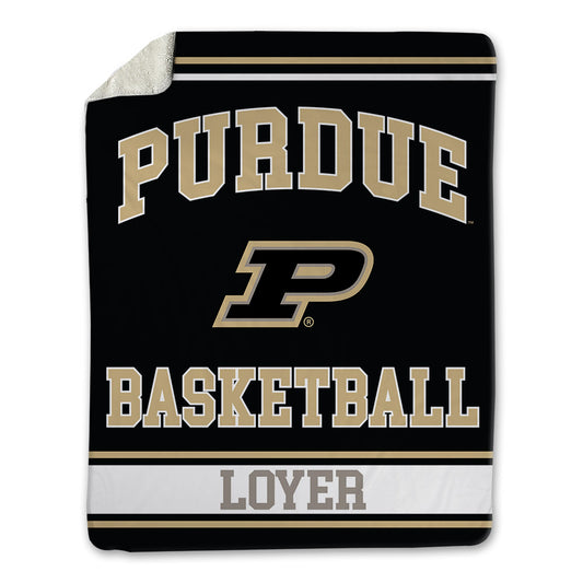 Purdue - NCAA Men's Basketball : Fletcher Loyer - Blanket-0