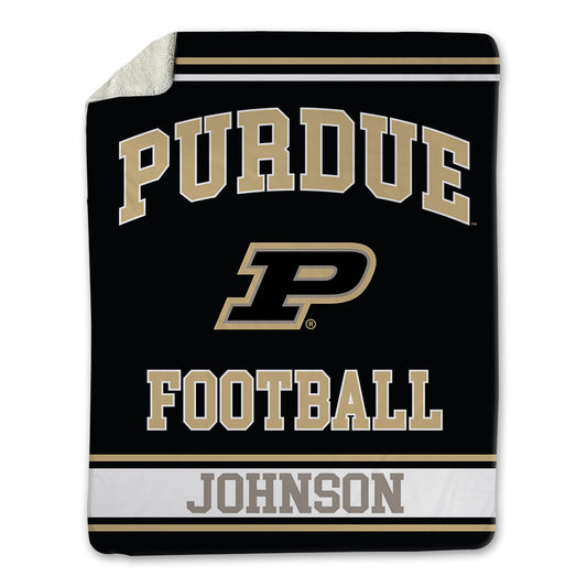 Purdue - NCAA Football : Jojo Johnson - Blanket-0