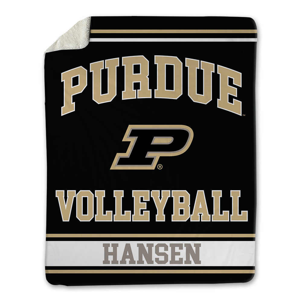Purdue - NCAA Women's Volleyball : Kate Hansen - Blanket-0