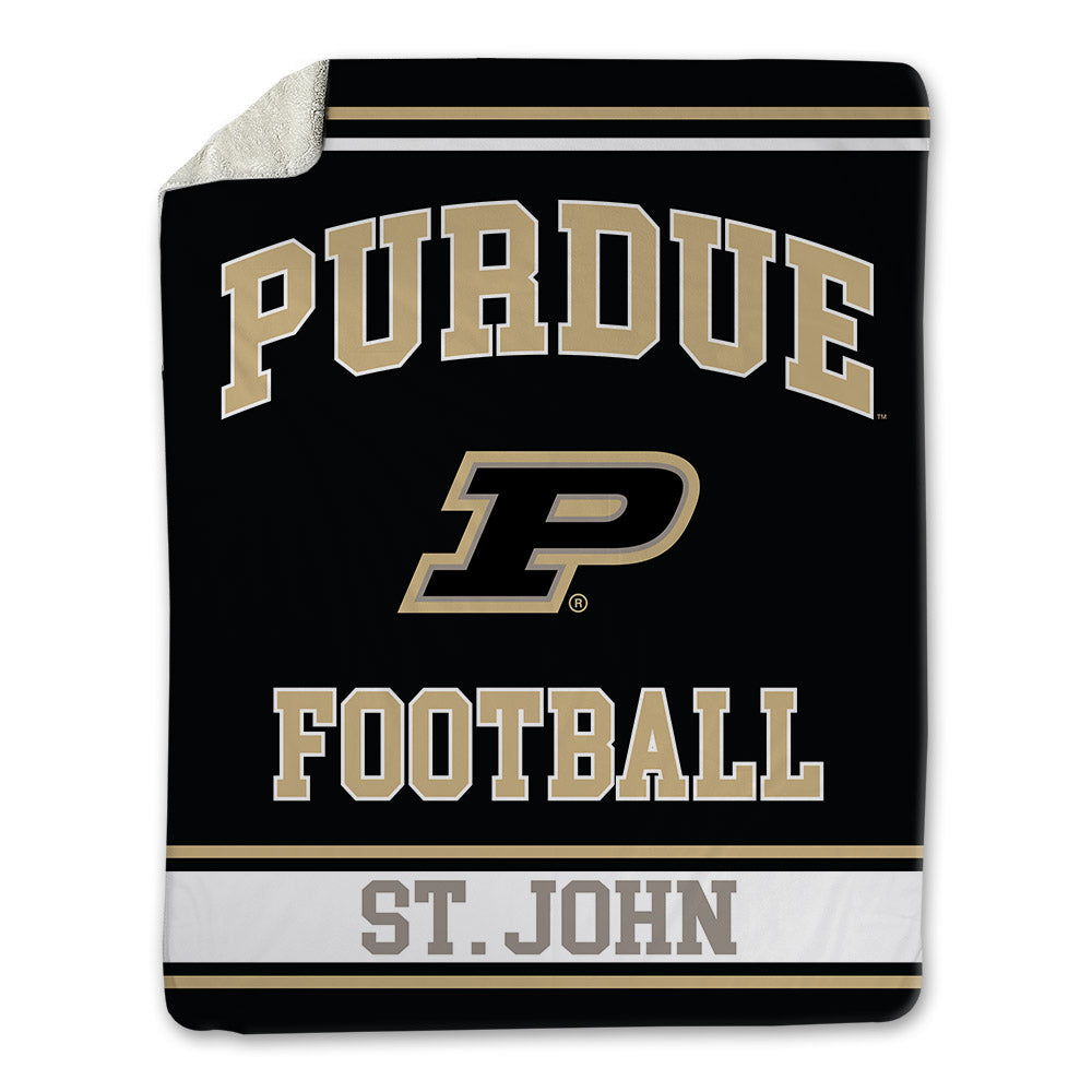 Purdue - NCAA Football : Elijah St. John - Blanket-0