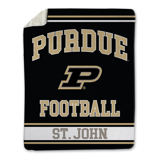 Purdue - NCAA Football : Elijah St. John - Blanket-0