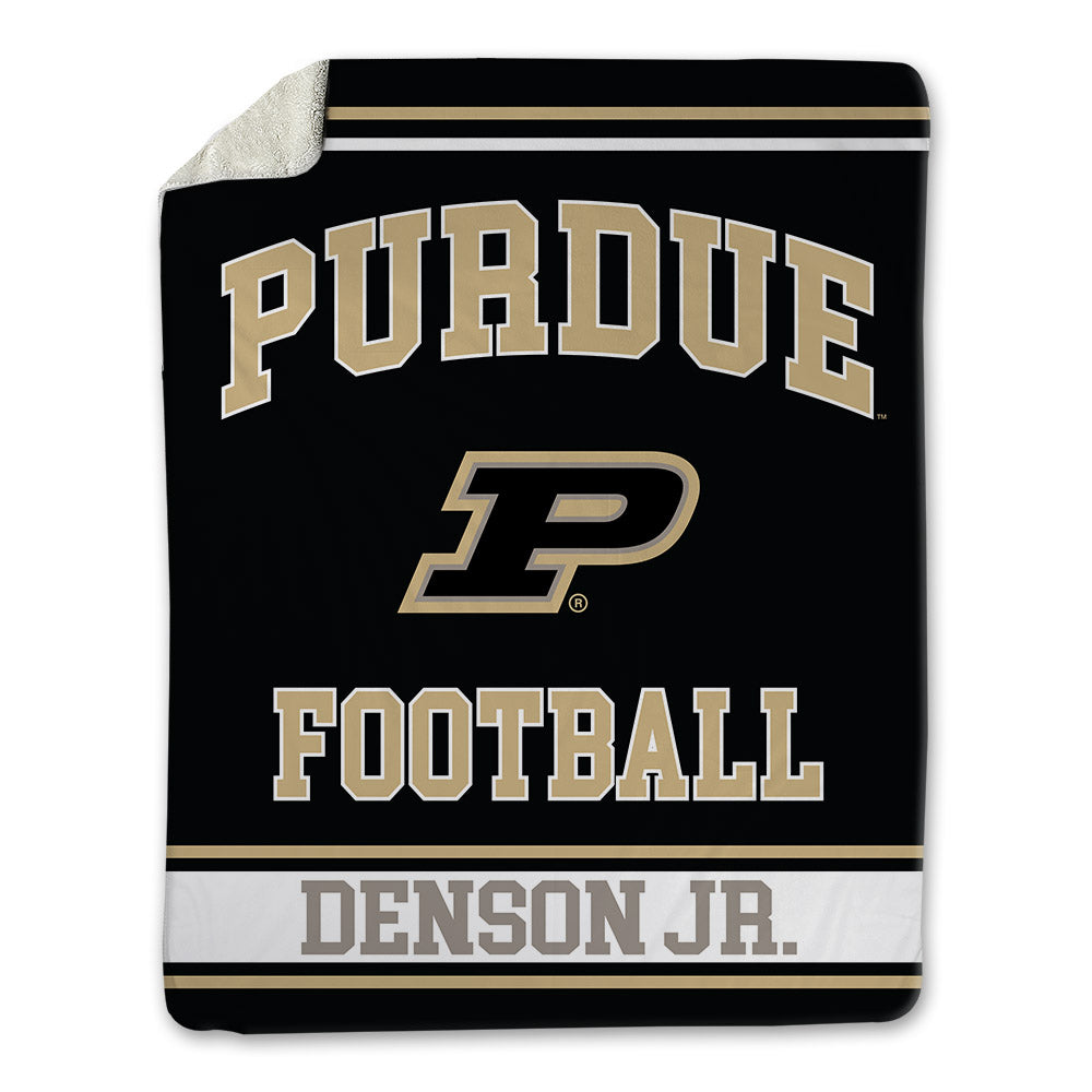 Purdue - NCAA Football : Justin Denson Jr. - Blanket-0
