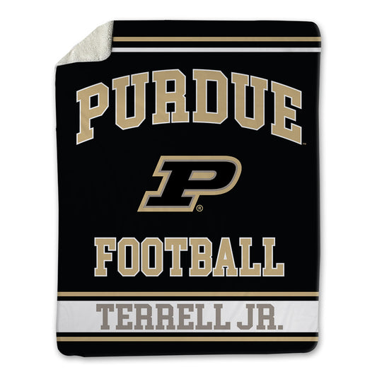 Purdue - NCAA Football : Travis Terrell Jr. - Blanket-0