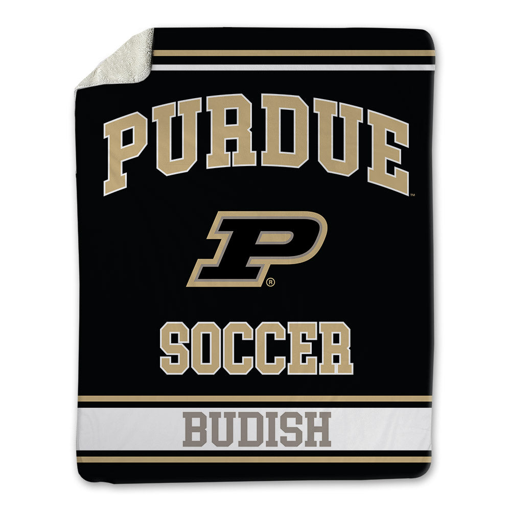 Purdue - NCAA Women's Soccer : Kayla Budish - Blanket-0