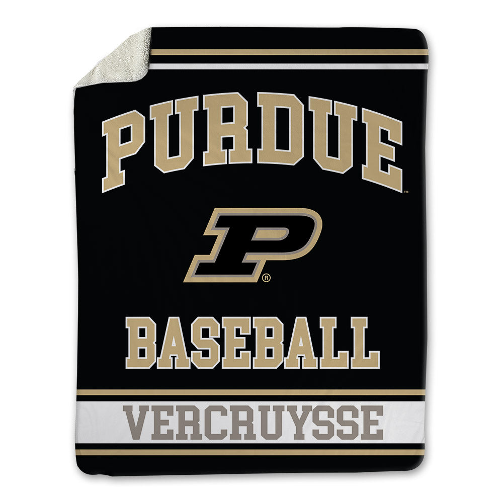 Purdue - NCAA Baseball : Charlie Vercruysse - Blanket-0