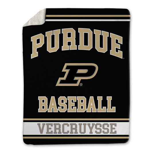 Purdue - NCAA Baseball : Charlie Vercruysse - Blanket-0
