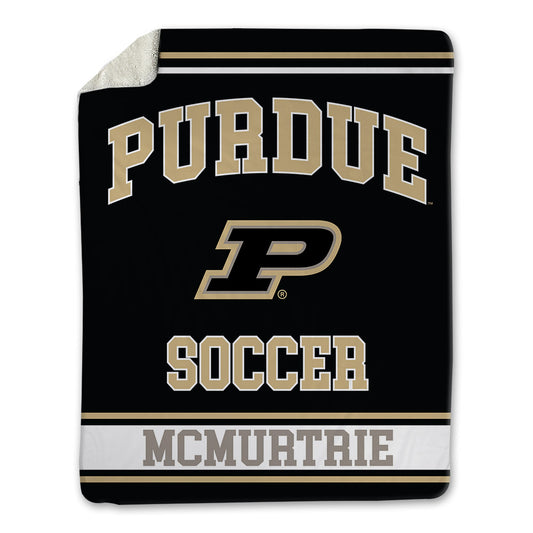 Purdue - NCAA Women's Soccer : Charlotte McMurtrie - Blanket-0