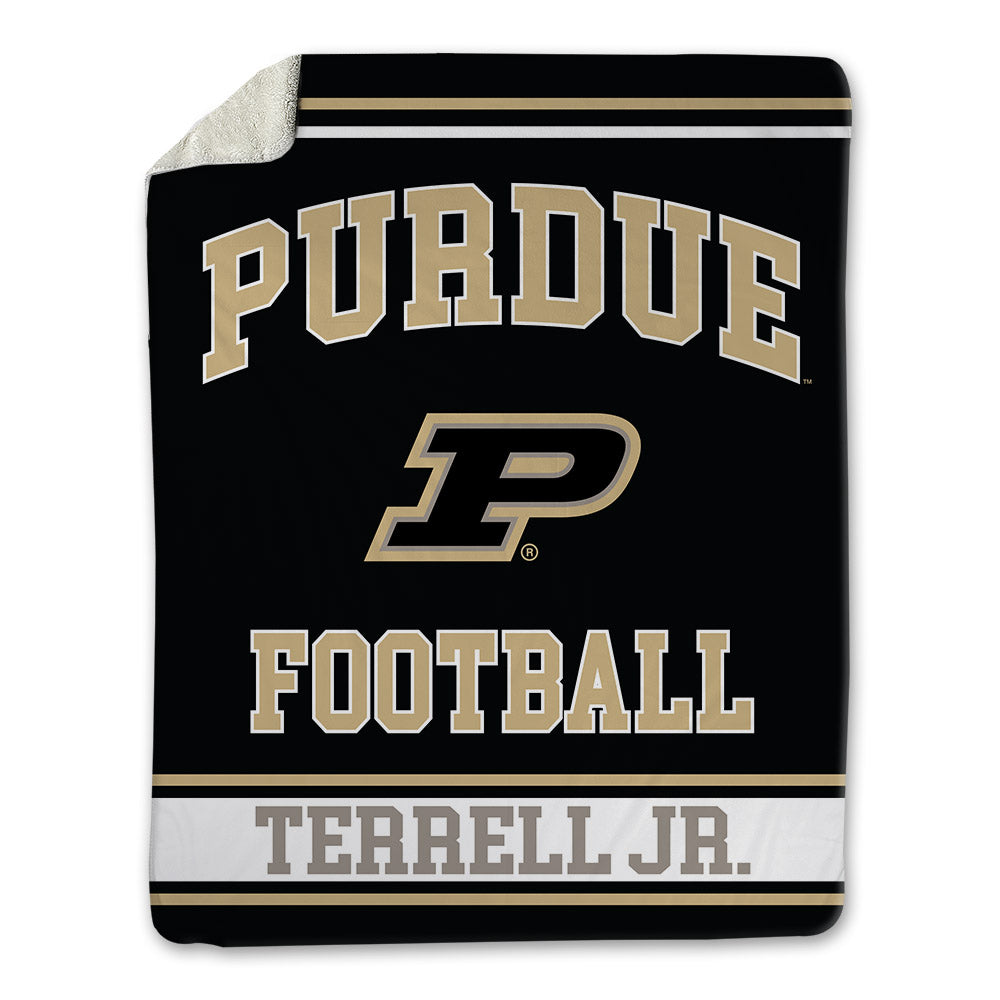 Purdue - NCAA Football : Travis Terrell Jr. - Blanket-0