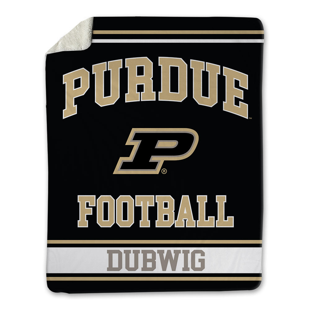 Purdue - NCAA Football : Samuel Dubwig - Blanket-0