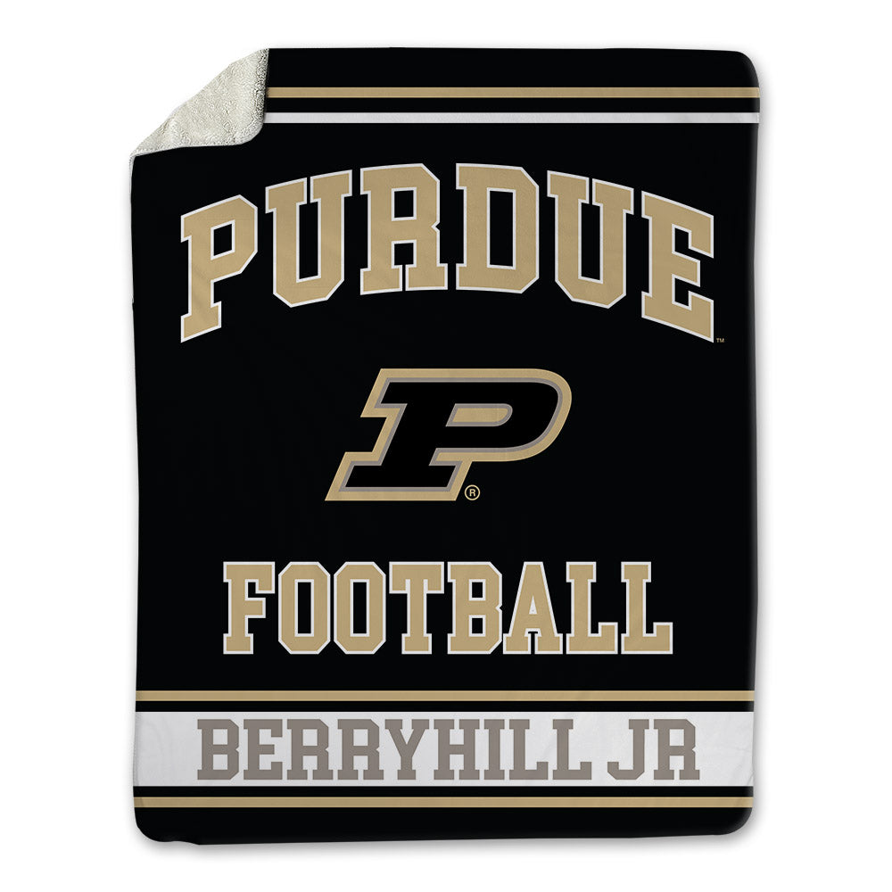 Purdue - NCAA Football : Terrell Berryhill jr - Blanket-0