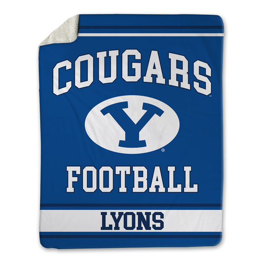 BYU - NCAA Football : Walker Lyons - Blanket-0