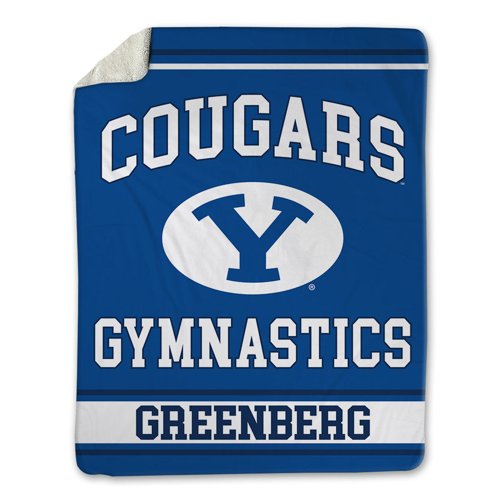 BYU - NCAA Women's Gymnastics : Taeva Greenberg - Blanket-0