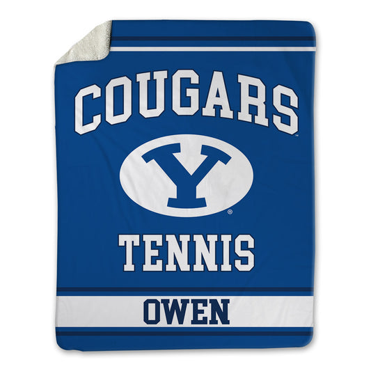 BYU - NCAA Men's Tennis : Hardy Owen - Blanket-0