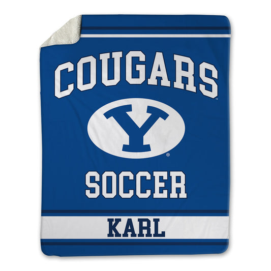 BYU - NCAA Women's Soccer : Ellie Karl - Blanket-0