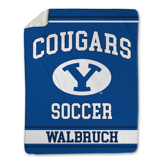 BYU - NCAA Women's Soccer : Ellie Walbruch - Blanket-0