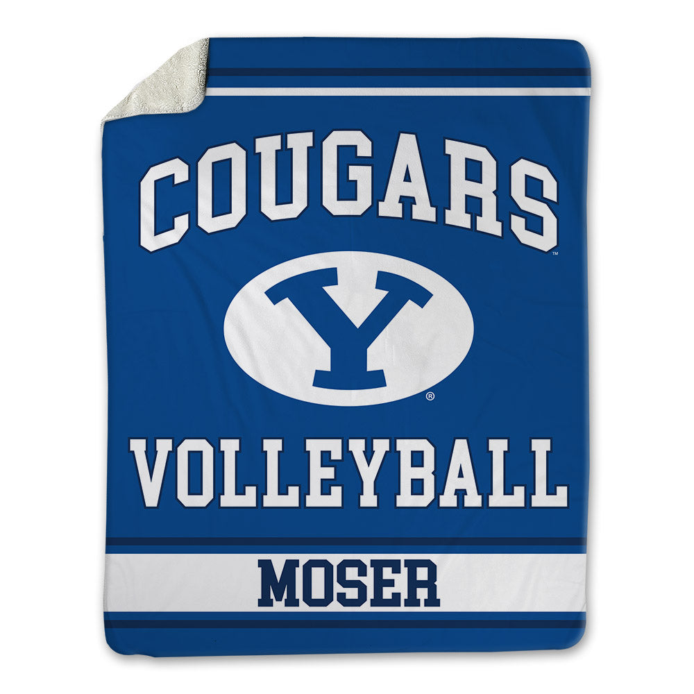 BYU - NCAA Men's Volleyball : Trent Moser - Blanket-0