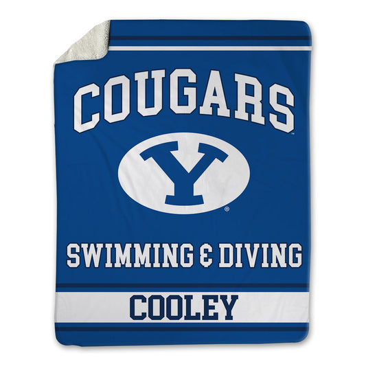 BYU - NCAA Women's Swimming & Diving : Tatum Cooley - Blanket-0