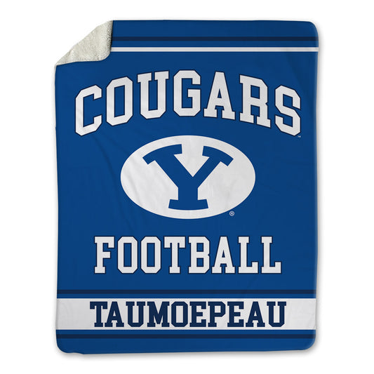 BYU - NCAA Football : Daniel Taumoepeau - Blanket-0