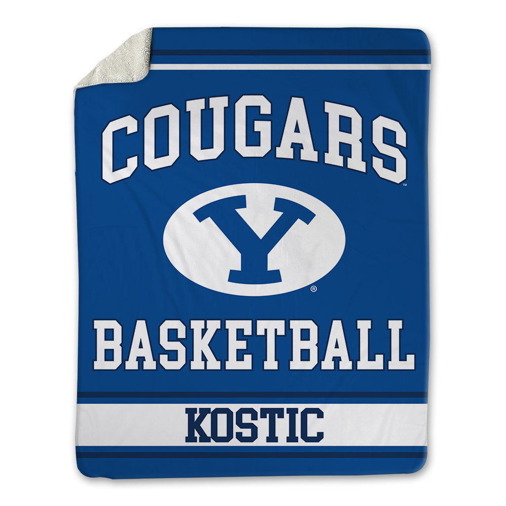 BYU - NCAA Men's Basketball : Aleksej Kostic - Blanket-0