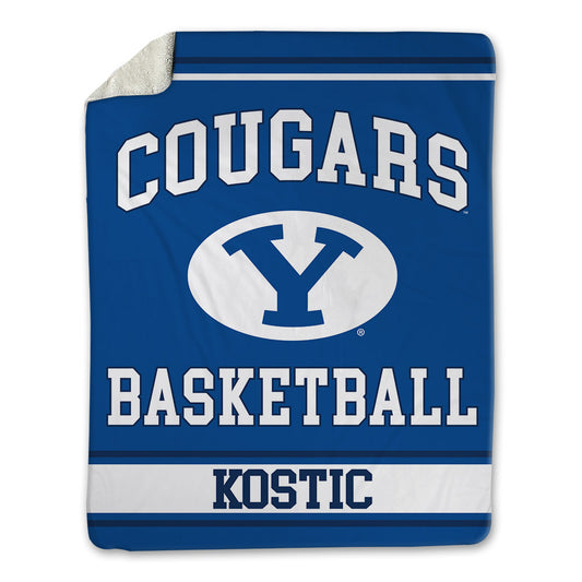 BYU - NCAA Men's Basketball : Aleksej Kostic - Blanket-0