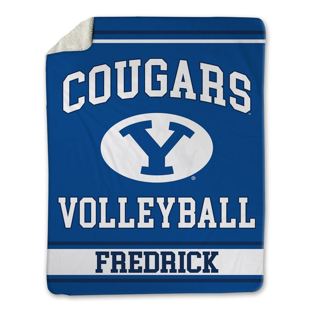 BYU - NCAA Women's Volleyball : Grace Fredrick - Blanket-0