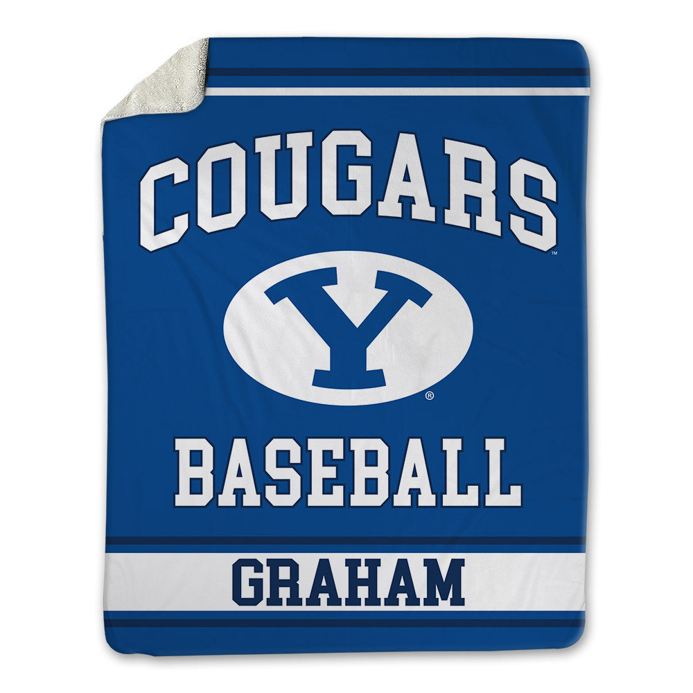 BYU - NCAA Baseball : Patrick Graham - Blanket-0