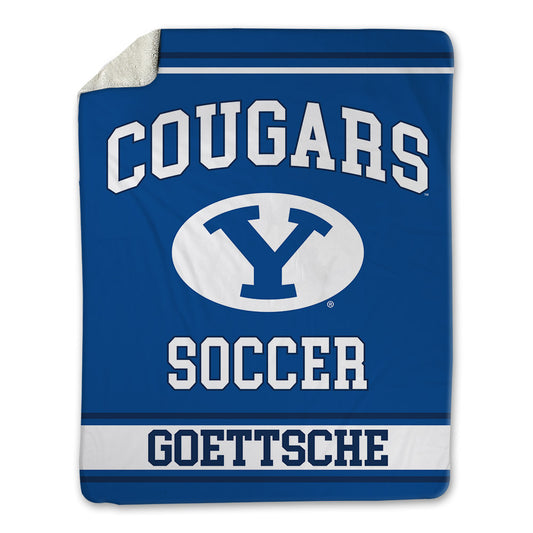 BYU - NCAA Women's Soccer : Mia Goettsche - Blanket-0