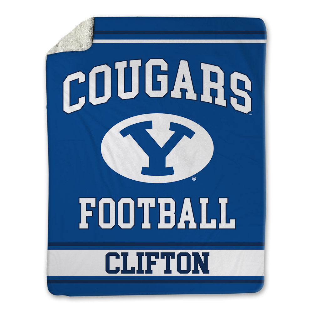 BYU - NCAA Football : Jake Clifton - Blanket-0