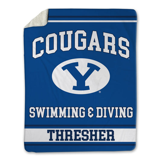 BYU - NCAA Women's Swimming & Diving : Summer Thresher - Blanket-0