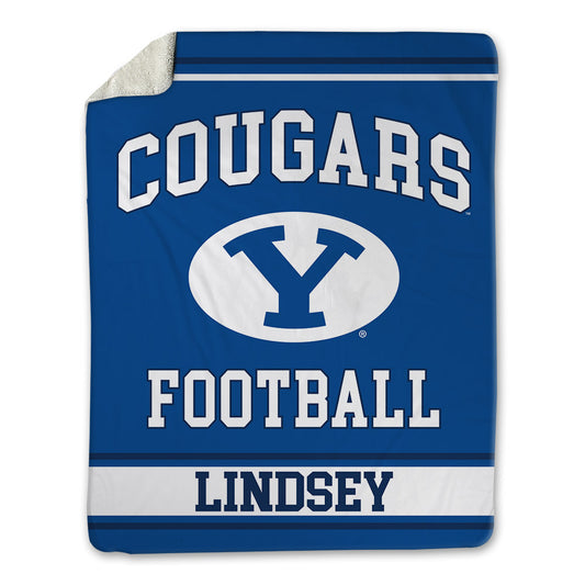 BYU - NCAA Football : Braxton Lindsey - Blanket-0