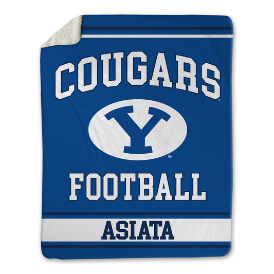 BYU - NCAA Football : Ephraim Asiata - Blanket-0