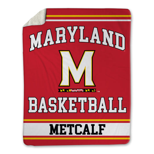Maryland - NCAA Men's Basketball : Collin Metcalf - Blanket-0