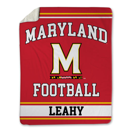 Maryland - NCAA Football : Daniel Leahy - Blanket-0
