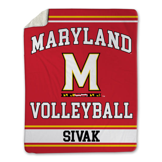 Maryland - NCAA Women's Volleyball : Marlee Sivak - Blanket-0