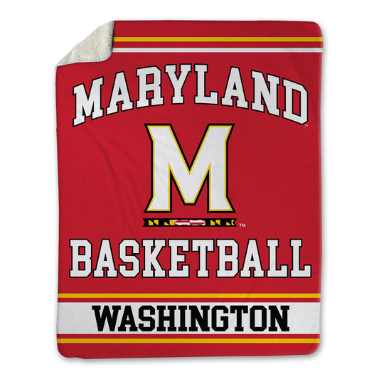 Maryland - NCAA Men's Basketball : Solomon Washington - Blanket-0