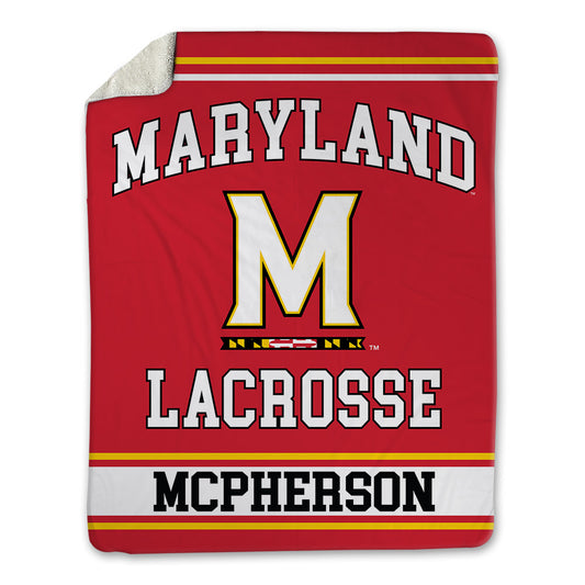 Maryland - NCAA Men's Lacrosse : Hamish McPherson - Blanket-0