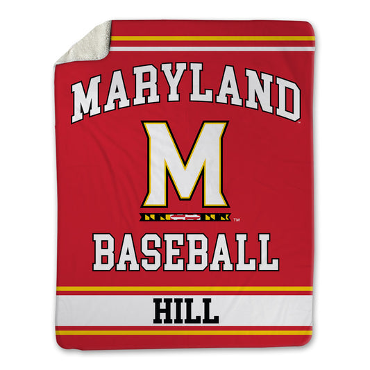 Maryland - NCAA Baseball : Aden Hill - Blanket-0