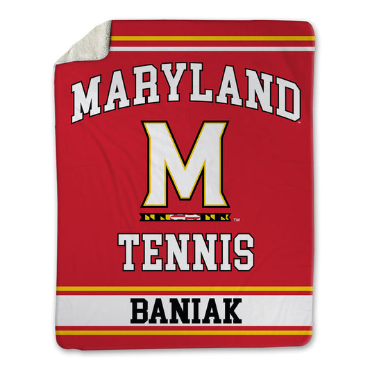 Maryland - NCAA Women's Tennis : Magdalena Baniak - Blanket-0