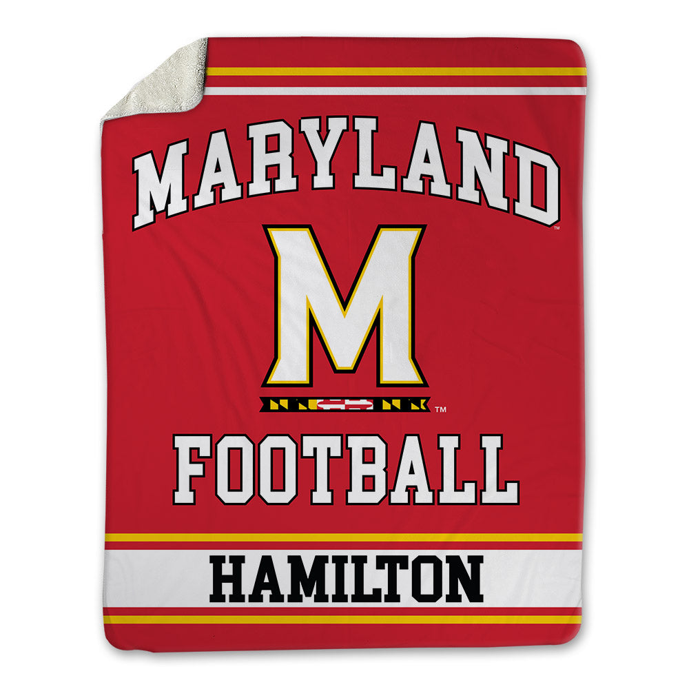 Maryland - NCAA Football : Jackson Hamilton - Blanket-0