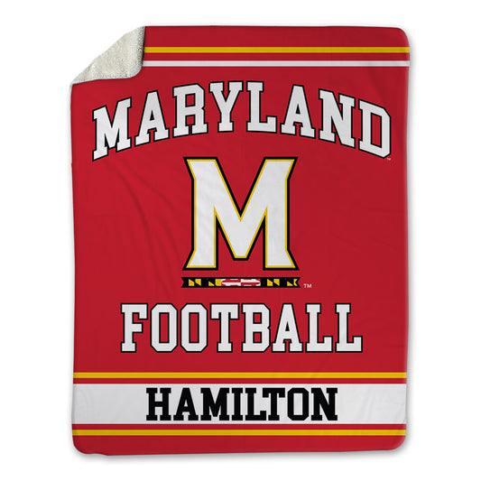 Maryland - NCAA Football : Jackson Hamilton - Blanket-0