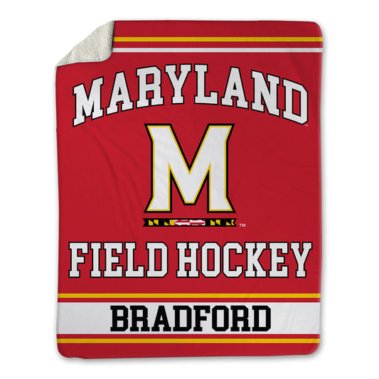 Maryland - NCAA Women's Field Hockey : Maci Bradford - Blanket-0