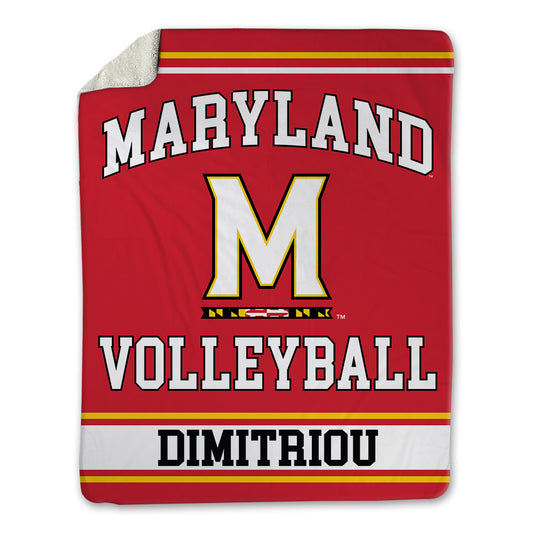 Maryland - NCAA Women's Volleyball : Ioanna Dimitriou - Blanket-0