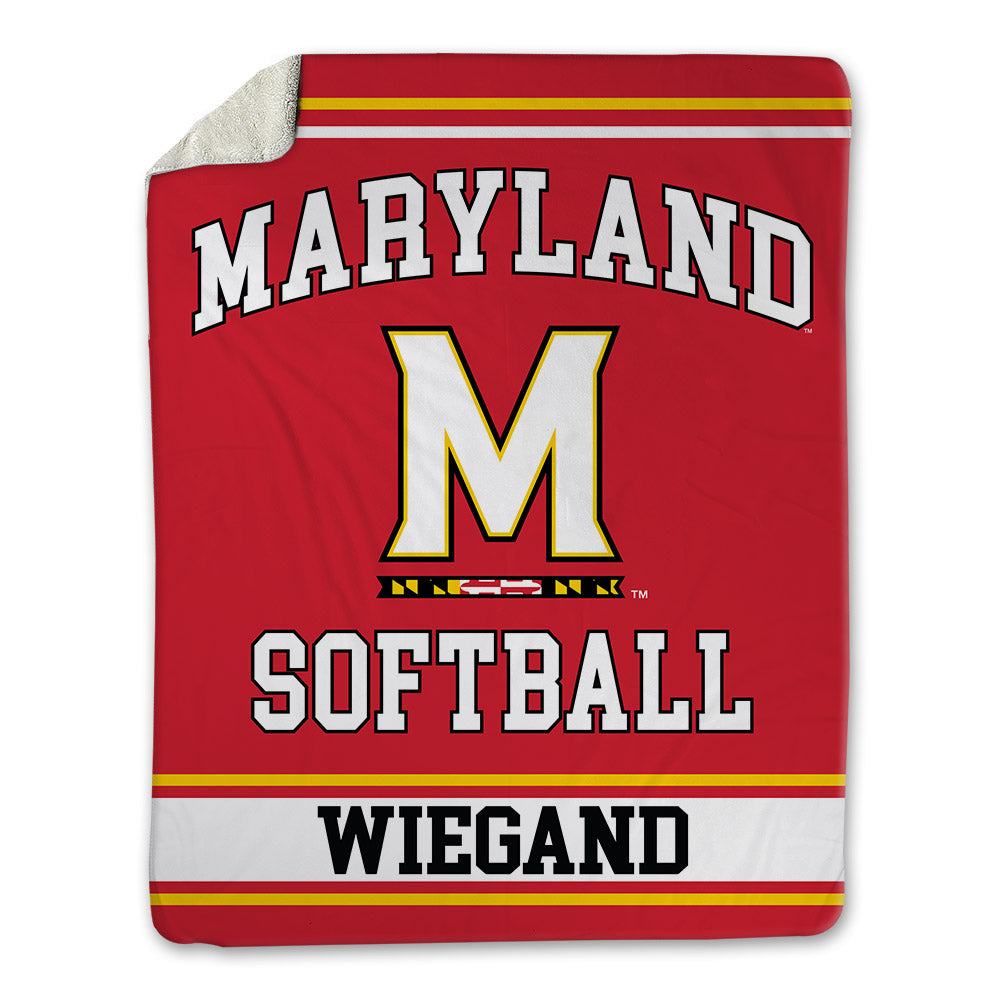 Maryland - NCAA Softball : Elisea Wiegand - Blanket-0