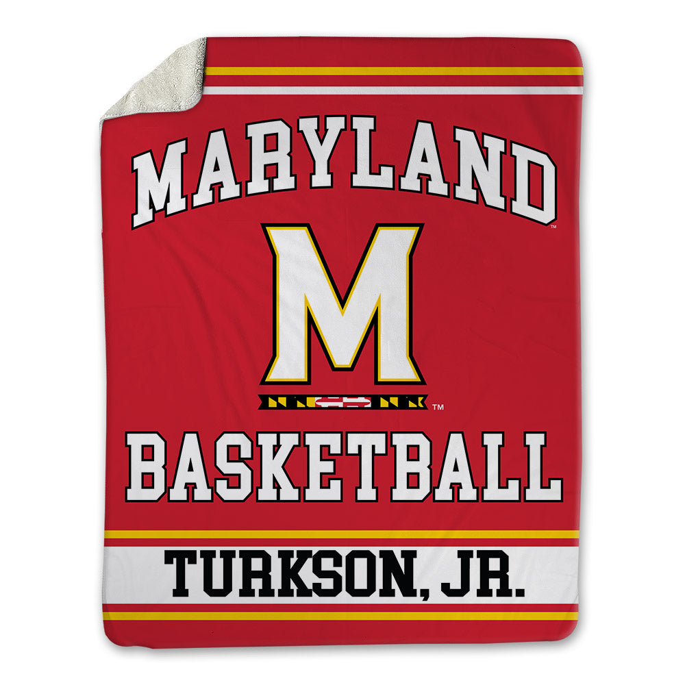 Maryland - NCAA Men's Basketball : George Turkson, Jr. - Blanket-0
