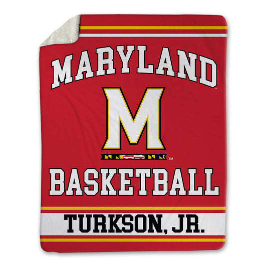 Maryland - NCAA Men's Basketball : George Turkson, Jr. - Blanket-0