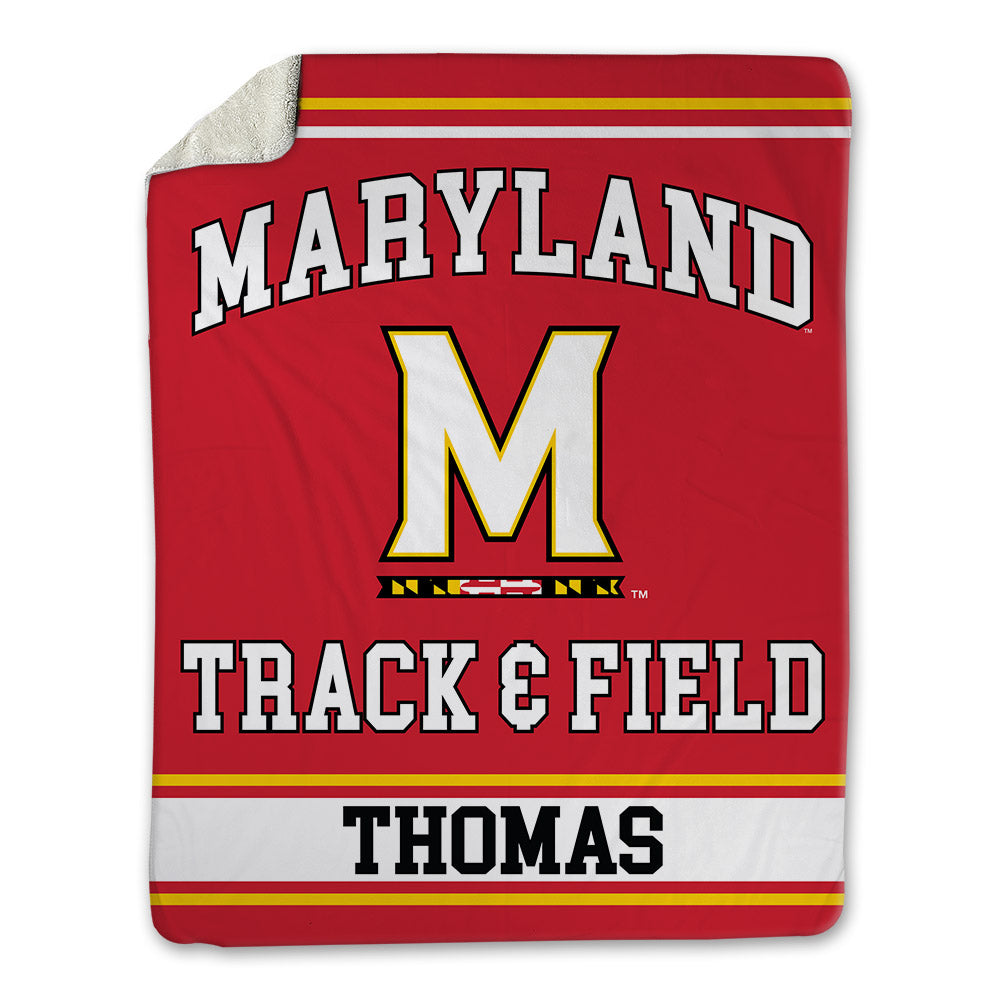 Maryland - NCAA Women's Track & Field : Ashley Thomas - Blanket-0