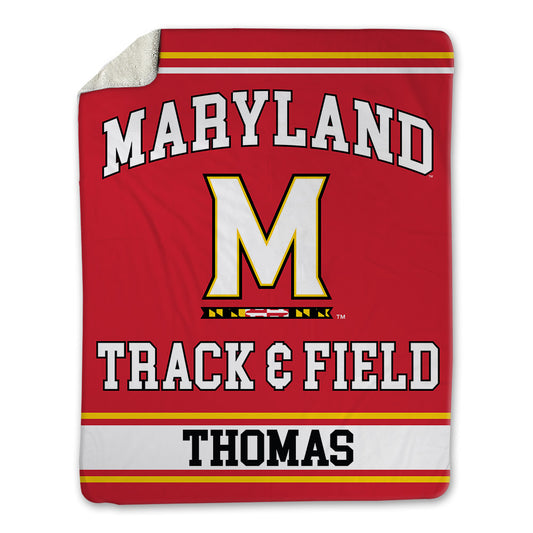 Maryland - NCAA Women's Track & Field : Ashley Thomas - Blanket-0
